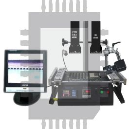Statie Rework Reballing Ir V Chx Tube Hot Air Ccd Vision System Configurabila