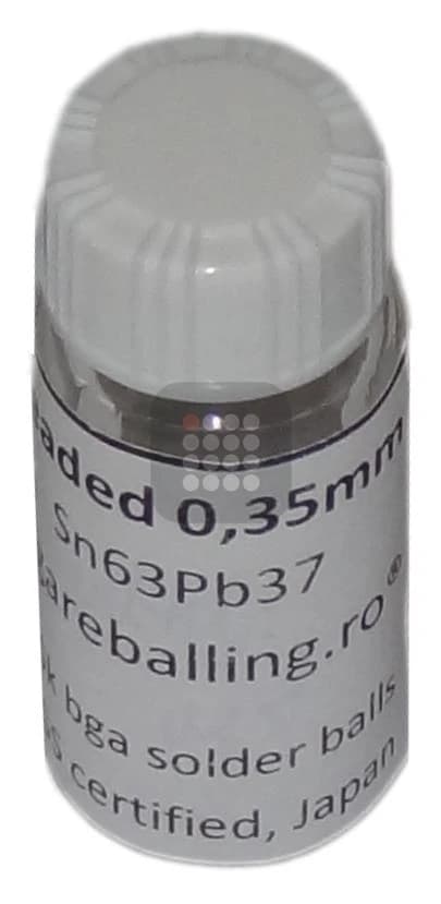 BILE BGA LEADED | CU PLUMB | SN63PB37 SGS CERTIFIED 0.35MM 25K | UZ PROFESIONAL