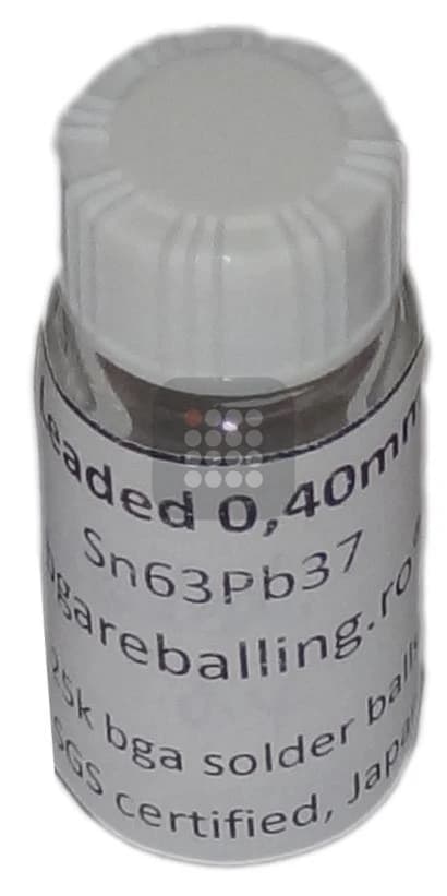 BILE BGA LEADED | CU PLUMB | SN63PB37 SGS CERTIFIED 0.40MM 25K | UZ PROFESIONAL