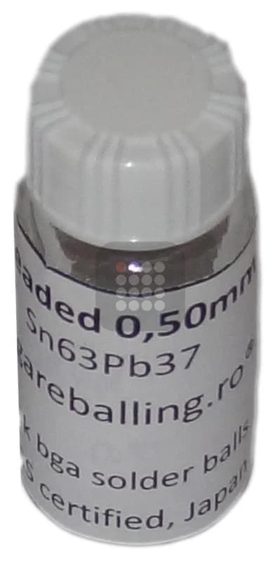 BILE BGA LEADED | CU PLUMB | SN63PB37 SGS CERTIFIED 0.50MM 25K | UZ PROFESIONAL