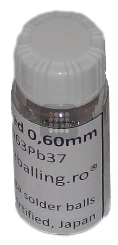 BILE BGA LEADED | CU PLUMB | SN63PB37 SGS CERTIFIED 0.60MM 25K | UZ PROFESIONAL