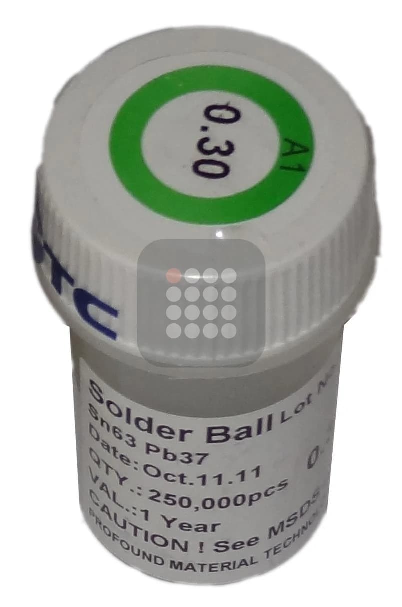 BILE BGA LEADED | CU PLUMB | SN63PB37 SGS CERTIFIED 0.30MM 250K | UZ PROFESIONAL