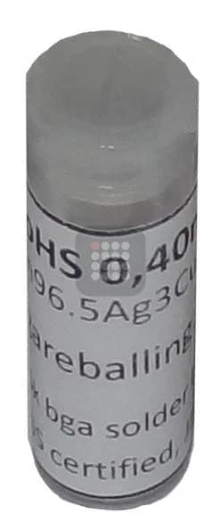 BILE BGA ROHS | FARA PLUMB | SN96 AG3 CU05 SGS CERTIFIED 0.40MM 25K | UZ PROFESIONAL