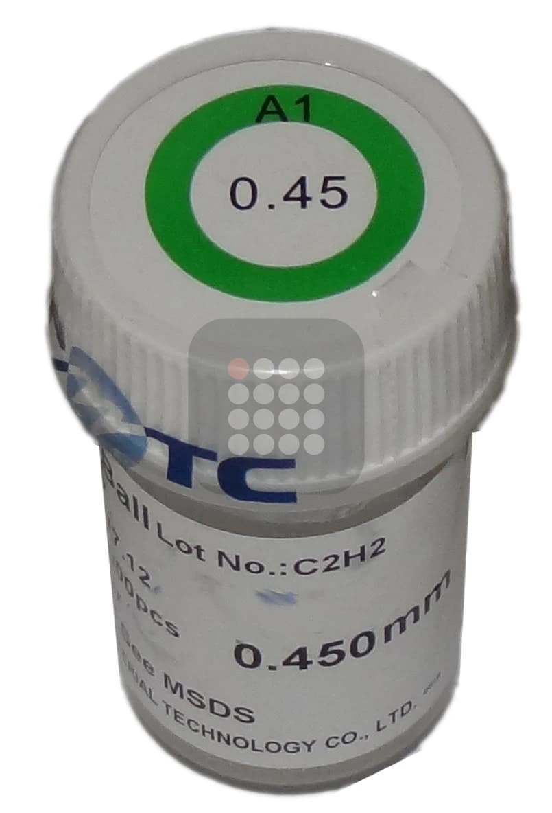 BILE BGA LEADED | CU PLUMB | SN63PB37 SGS CERTIFIED 0.45MM 250K | UZ PROFESIONAL