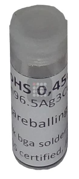 BILE BGA ROHS | FARA PLUMB | SN96 AG3 CU05 SGS CERTIFIED 0.45MM 25K | UZ PROFESIONAL