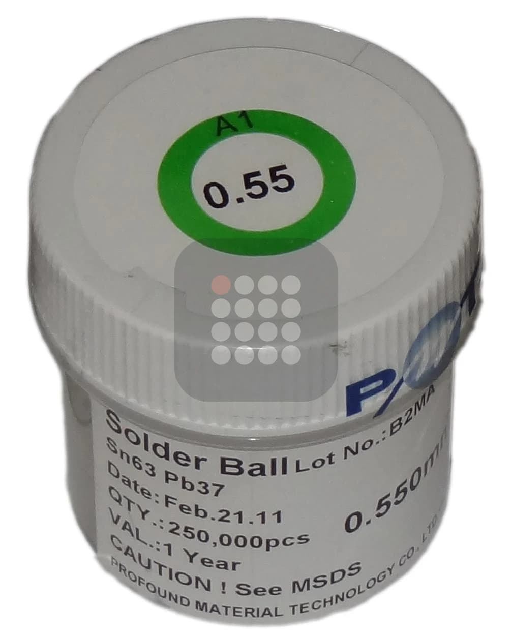BILE BGA LEADED | CU PLUMB | SN63PB37 SGS CERTIFIED 0.55MM 250K | UZ PROFESIONAL