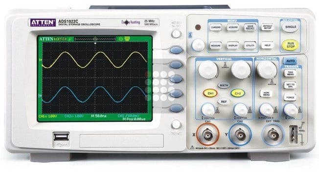 OSCILOSCOP DIGITAL ATTEN INSTRUMENTS ADS1022C 25MHZ