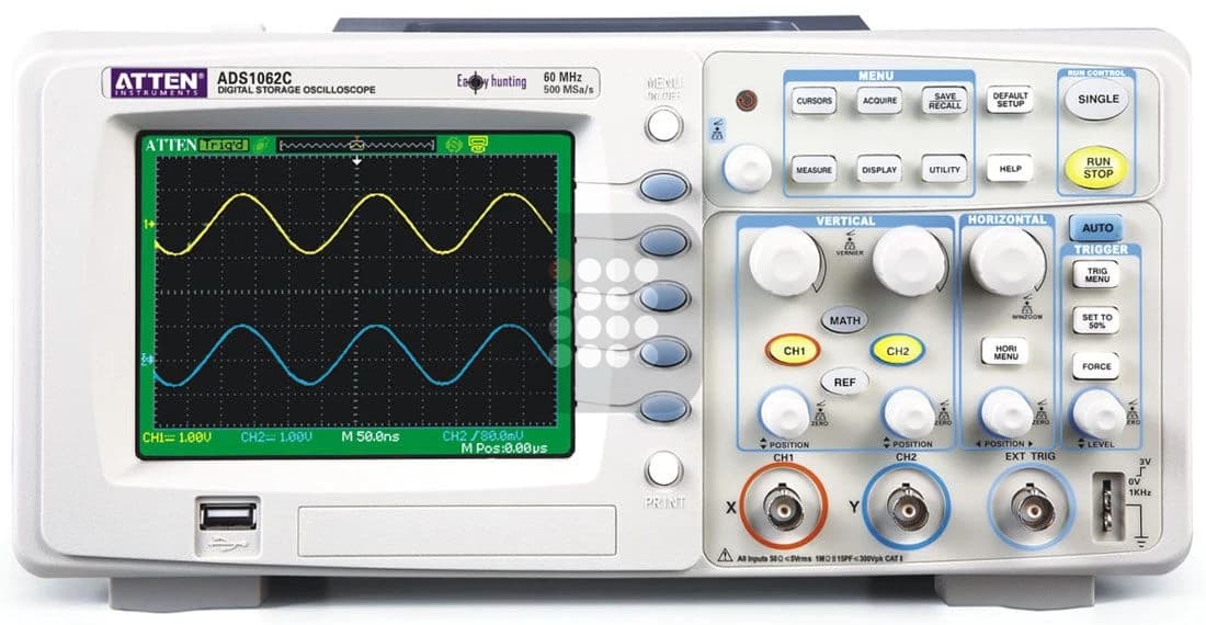 OSCILOSCOP DIGITAL ATTEN INSTRUMENTS ADS1062CA 60MHZ