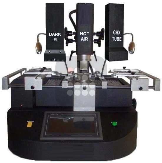 STATIE REWORK | REBALLING GM5860 IR | HOT AIR | CHX TUBE | GERMAN ELSTEIN PREHEAT | CCD VISION | CONFIGURABILA | 3 ANI GARANTIE