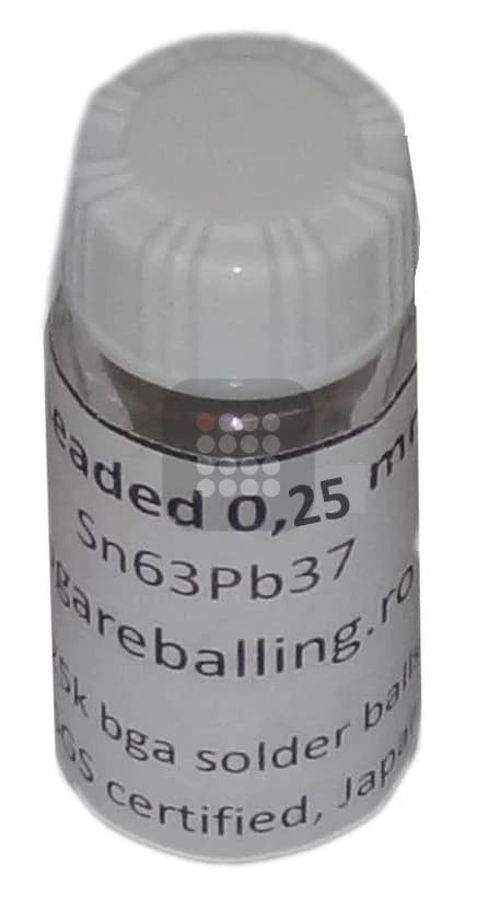BILE BGA LEADED | CU PLUMB | SN63PB37 SGS CERTIFIED 0.25MM 25K | UZ PROFESIONAL