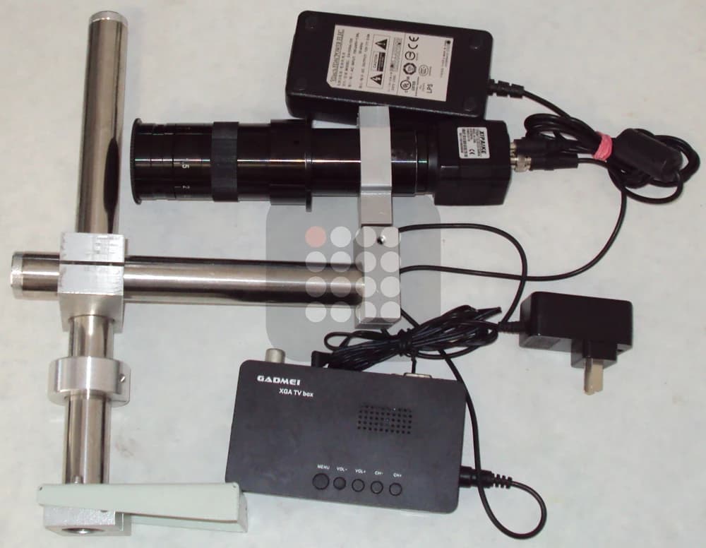 SISTEM DE OBSERVARE MICROSCOP CU CCD, ZOOM SI BRAT MOBIL PENTRU STATII DE REBALLING | REWORK