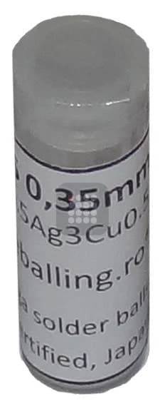 BILE BGA ROHS | FARA PLUMB | SN96 AG3 CU05 SGS CERTIFIED 0.35MM 25K | UZ PROFESIONAL
