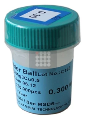 BILE BGA ROHS | FARA PLUMB | SN96 AG3 CU05 SGS CERTIFIED 0.30MM 250K | UZ PROFESIONAL