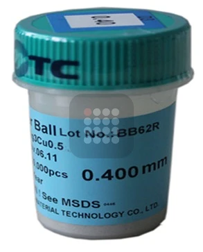 BILE BGA ROHS | FARA PLUMB | SN96 AG3 CU05 SGS CERTIFIED 0.40MM 250K | UZ PROFESIONAL
