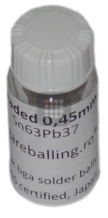 BILE BGA LEADED | CU PLUMB | SN63PB37 SGS CERTIFIED 0.45MM 25K | UZ PROFESIONAL