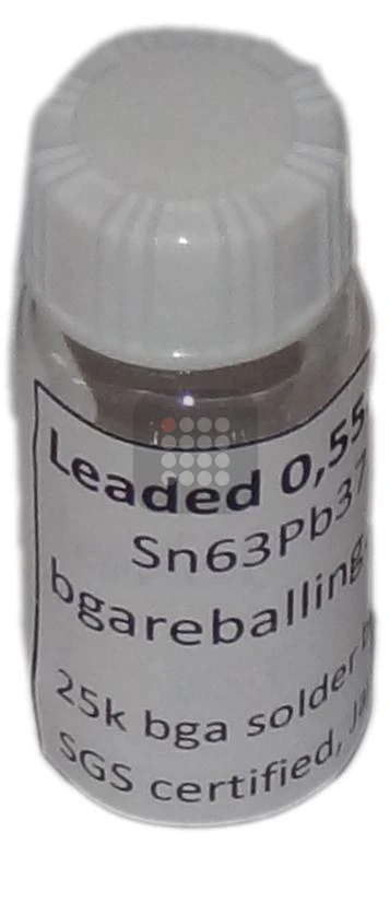 BILE BGA LEADED | CU PLUMB | SN63PB37 SGS CERTIFIED 0.55MM 25K | UZ PROFESIONAL