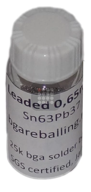 BILE BGA LEADED | CU PLUMB | SN63PB37 SGS CERTIFIED 0.65MM 25K | UZ PROFESIONAL