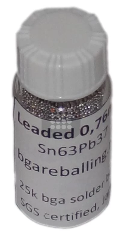 BILE BGA LEADED | CU PLUMB | SN63PB37 SGS CERTIFIED 0.76MM 25K | UZ PROFESIONAL