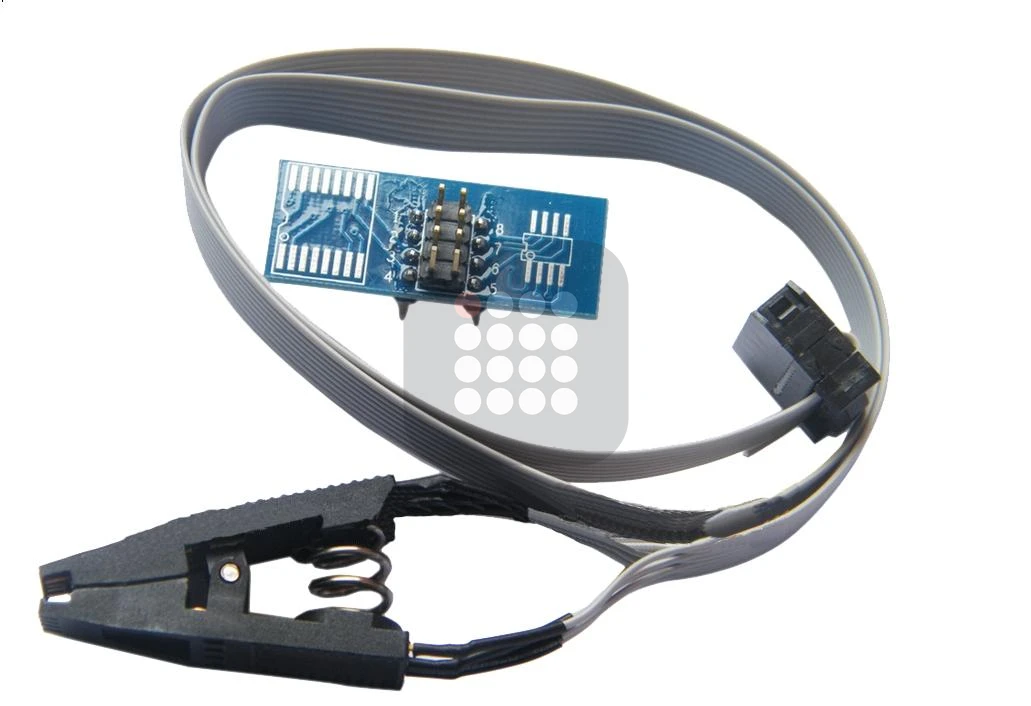 ADAPTOR PENTRU PROGRAMATOR DE MEMORIE | SOIC8  SOP8 | CU PANGLICA