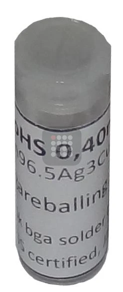 BILE BGA ROHS | FARA PLUMB | SN96 AG3 CU05 SGS CERTIFIED 0.40MM 25K | UZ PROFESIONAL