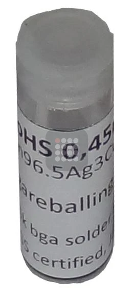 BILE BGA ROHS | FARA PLUMB | SN96 AG3 CU05 SGS CERTIFIED 0.45MM 25K | UZ PROFESIONAL
