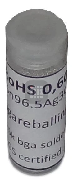 BILE BGA ROHS | FARA PLUMB | SN96 AG3 CU05 SGS CERTIFIED 0.60MM 25K | UZ PROFESIONAL