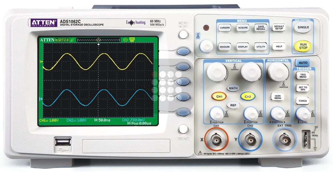 OSCILOSCOP DIGITAL ATTEN INSTRUMENTS ADS1062CA 60MHZ