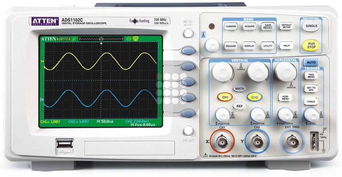 OSCILOSCOP DIGITAL ATTEN INSTRUMENTS ADS1102C 100MHZ