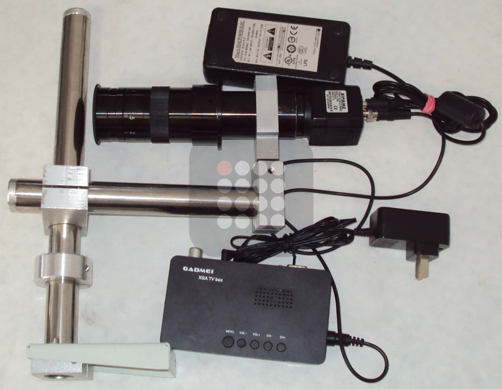 SISTEM DE OBSERVARE MICROSCOP CU CCD, ZOOM SI BRAT MOBIL PENTRU STATII DE REBALLING | REWORK